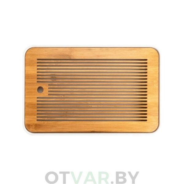 Прямоугольный чабань "Минимализм", белый (36*23,5*3 cм) Прямоугольный чабань "Минимализм", белый (36,5*23,5*3 cм)