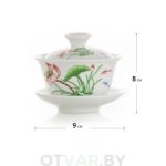 Гайвань «Цветы на воде», керамика, 150 мл.