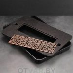 Прямоугольный чабань «Сокровища Китая», черный иск. камень