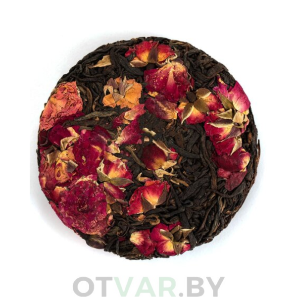Красный чай "Роза" блин 100 гр.