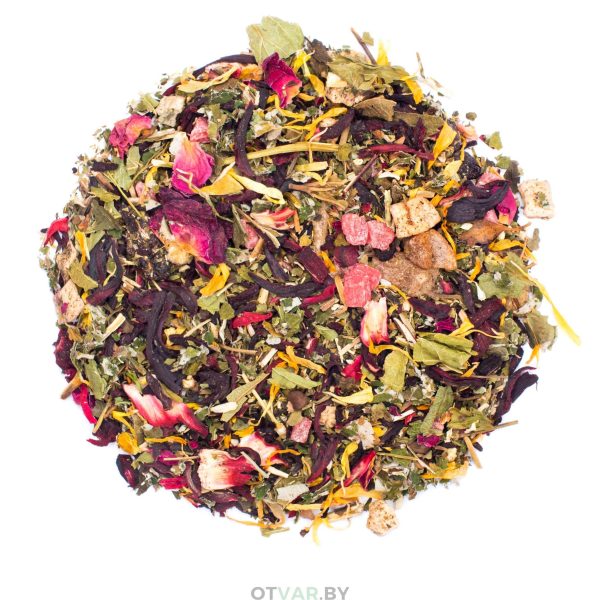 Фруктовый чай с малиной и мятой Фруктовый чай с малиной и мятой