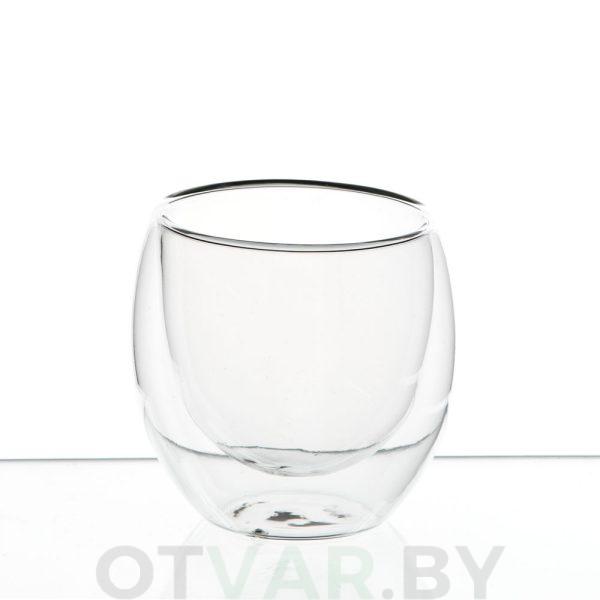 PIL 061 ПИАЛА ИЗ ДВОЙНОГО СТЕКЛА ВЫТЯНУТАЯ (НЕ ОБЖИГАЮЩАЯ 150 МЛ)